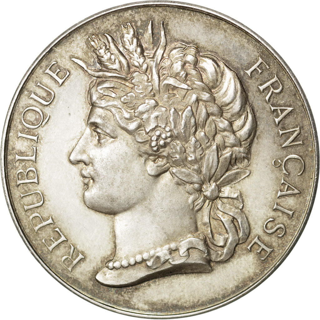 France, Medal, French Third Republic, Business & industry, AU(55-58), Silver