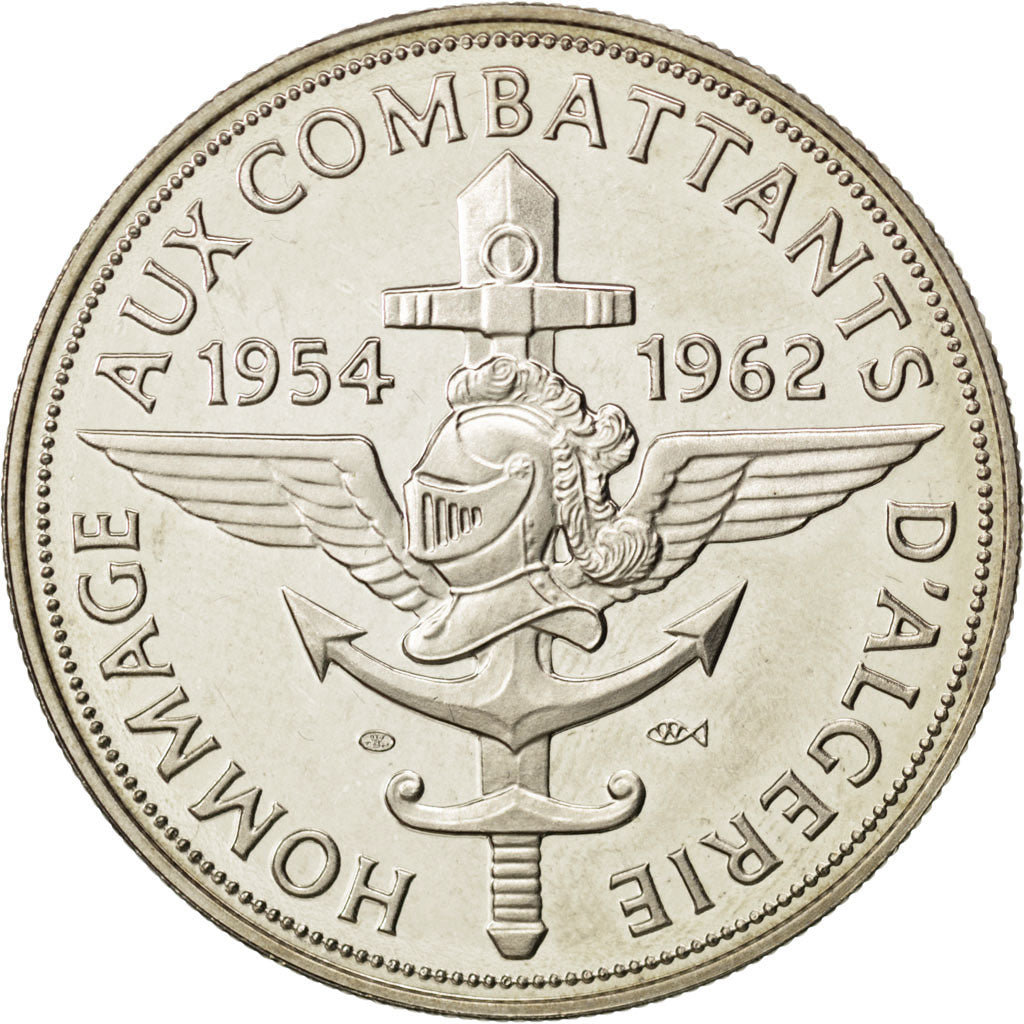 Frankrijk, Medal, French Fifth Republic, History, FDC, Nickel