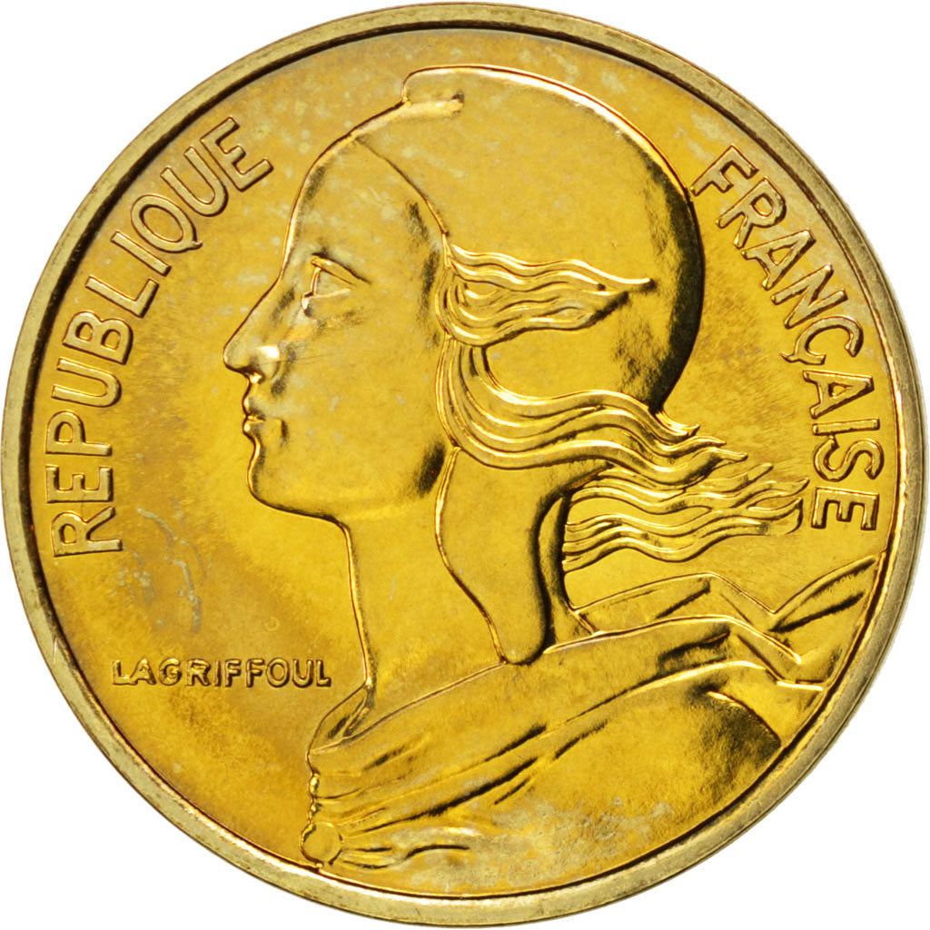 FRANCE, Marianne, 5 Centimes, 1992, Paris, KM #933, MS(63), Aluminum-Bronze,...