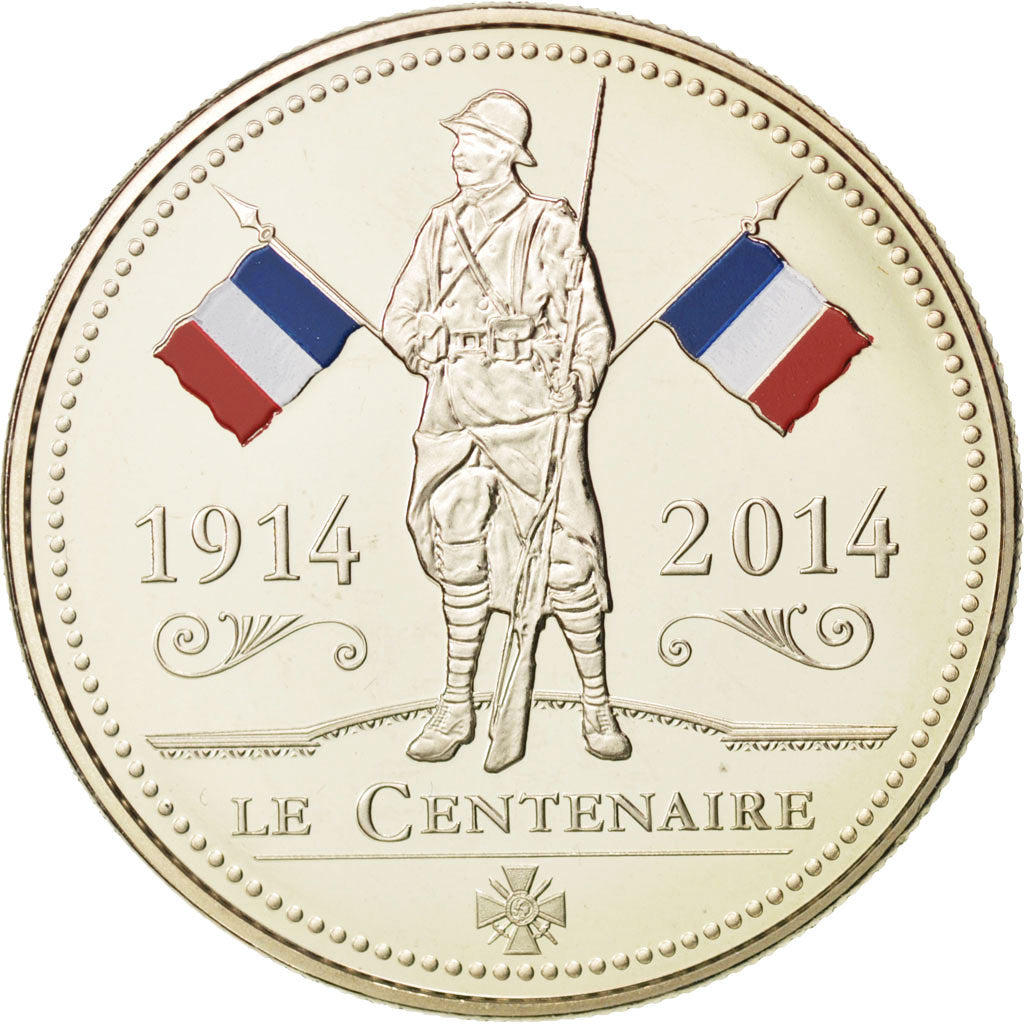 Francia, Medal, The Fifth Republic, History, FDC, Nichel, 5