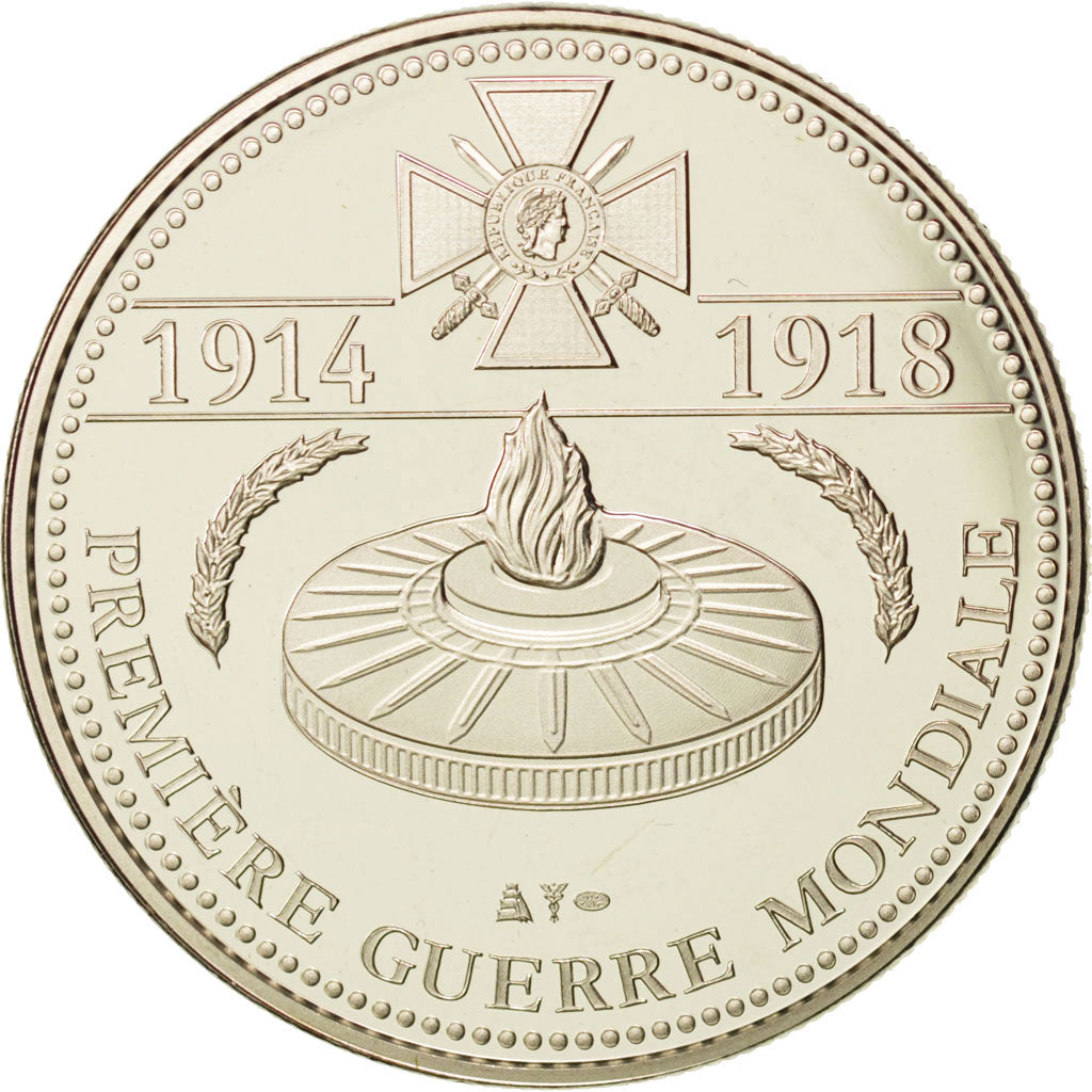 Francia, Medal, The Fifth Republic, History, FDC, Nichel, 5