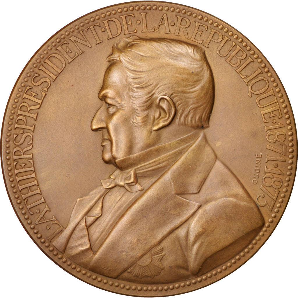 FRANCE, Politics, Society, War, French Third Republic, Medal, AU(55-58), Oudiné,
