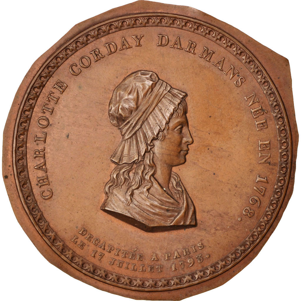 FRANCE, History, National Convention, Medal, MS(60-62), Copper, 47, 6.80