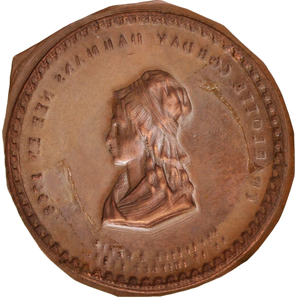 FRANCE, History, National Convention, Medal, MS(60-62), Copper, 47, 6.80