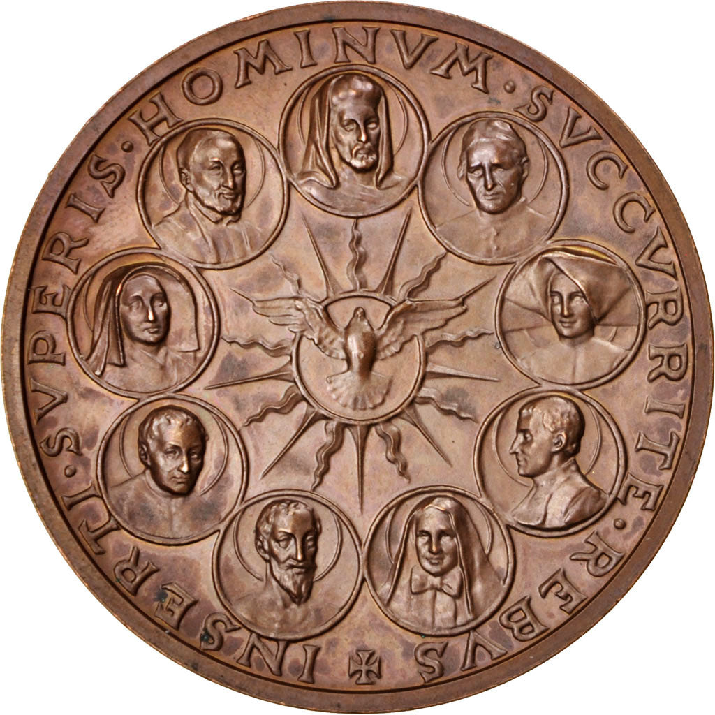 Vatican, Religions & beliefs, Medal, MS(60-62), Bronze, 44, 38.30