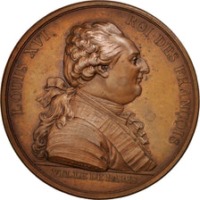 France, Medal, End of Monarchy, History, Duvivier, AU(50-53), Copper