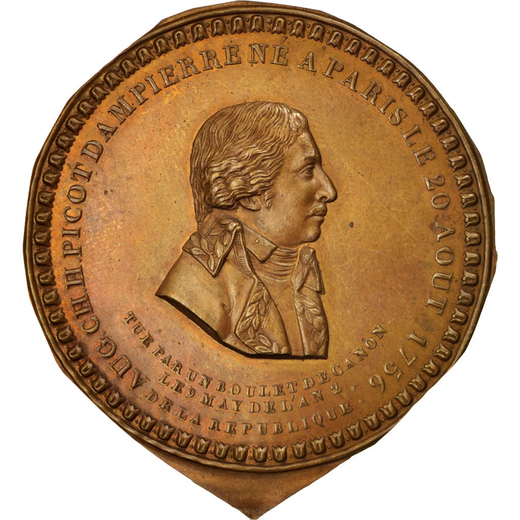 Francia, Medal, National Convention, History, 1793, FDC, Rame, 46