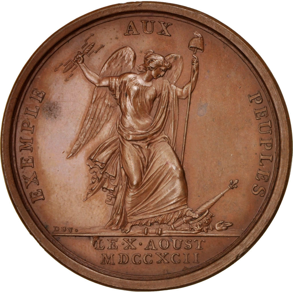 FRANCE, History, National Convention, Medal, 1793, MS(60-62), Bronze, 41, 29.80