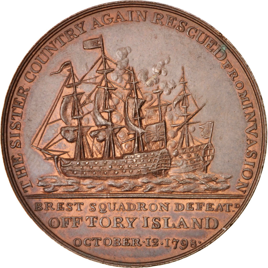 Great Britain, History, Medal, MS(60-62), Copper, 38, 30.50