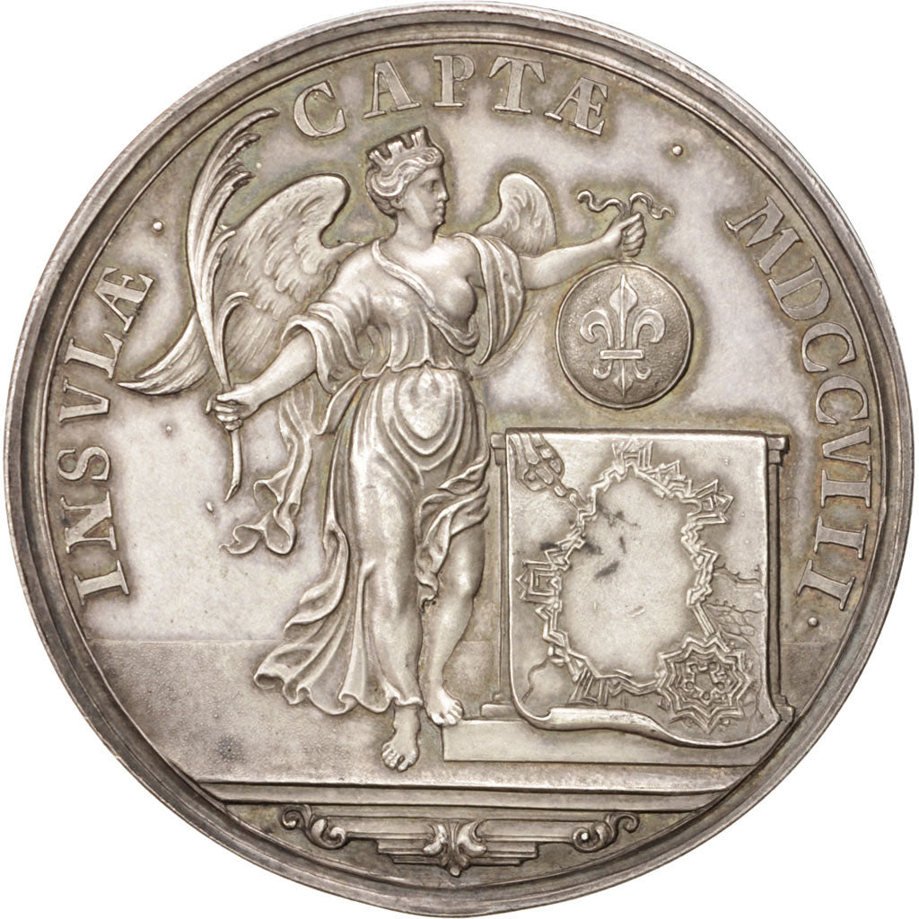Gran Bretaña, Medal, History, 1708, EBC+, Plata