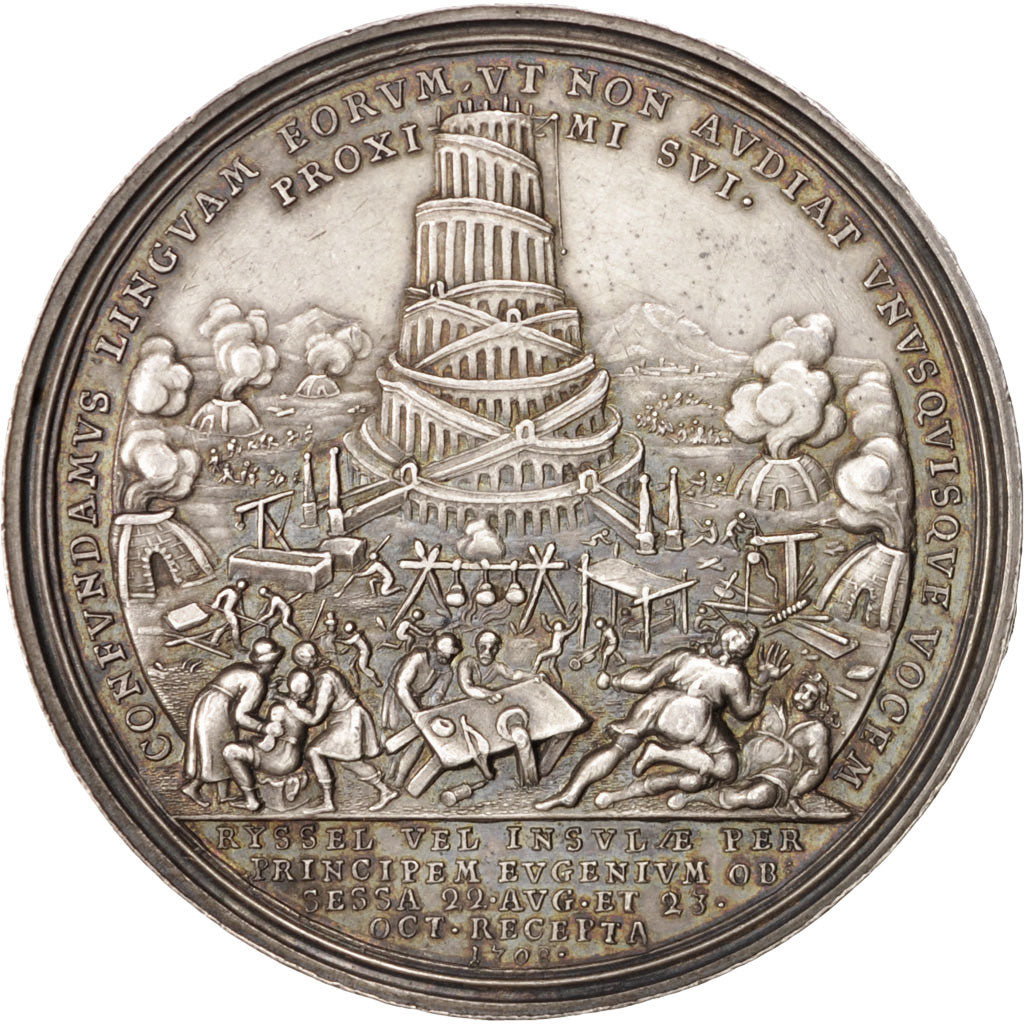 Germany, Medal, History, 1708, Lazare Gottlieb Laufer, MS(63), Silver