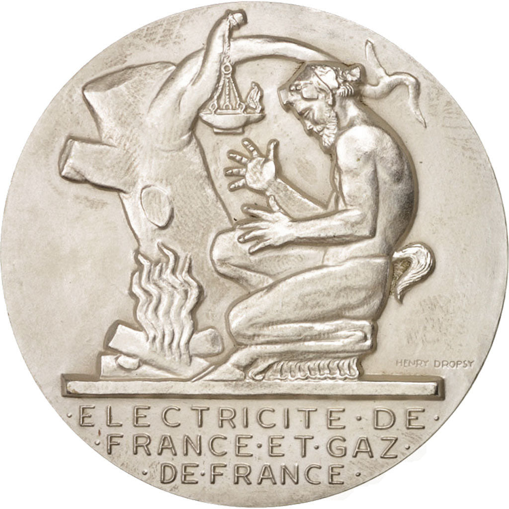 Francia, Medal, French Fifth Republic, Business & industry, Dropsy, BB+, Bronzo