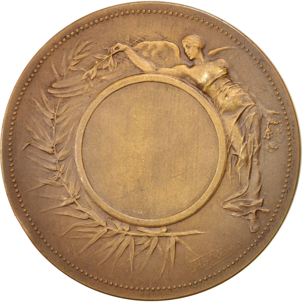 France, Medal, French Third Republic, Sports & leisure, Rivet, AU(50-53), Bronze
