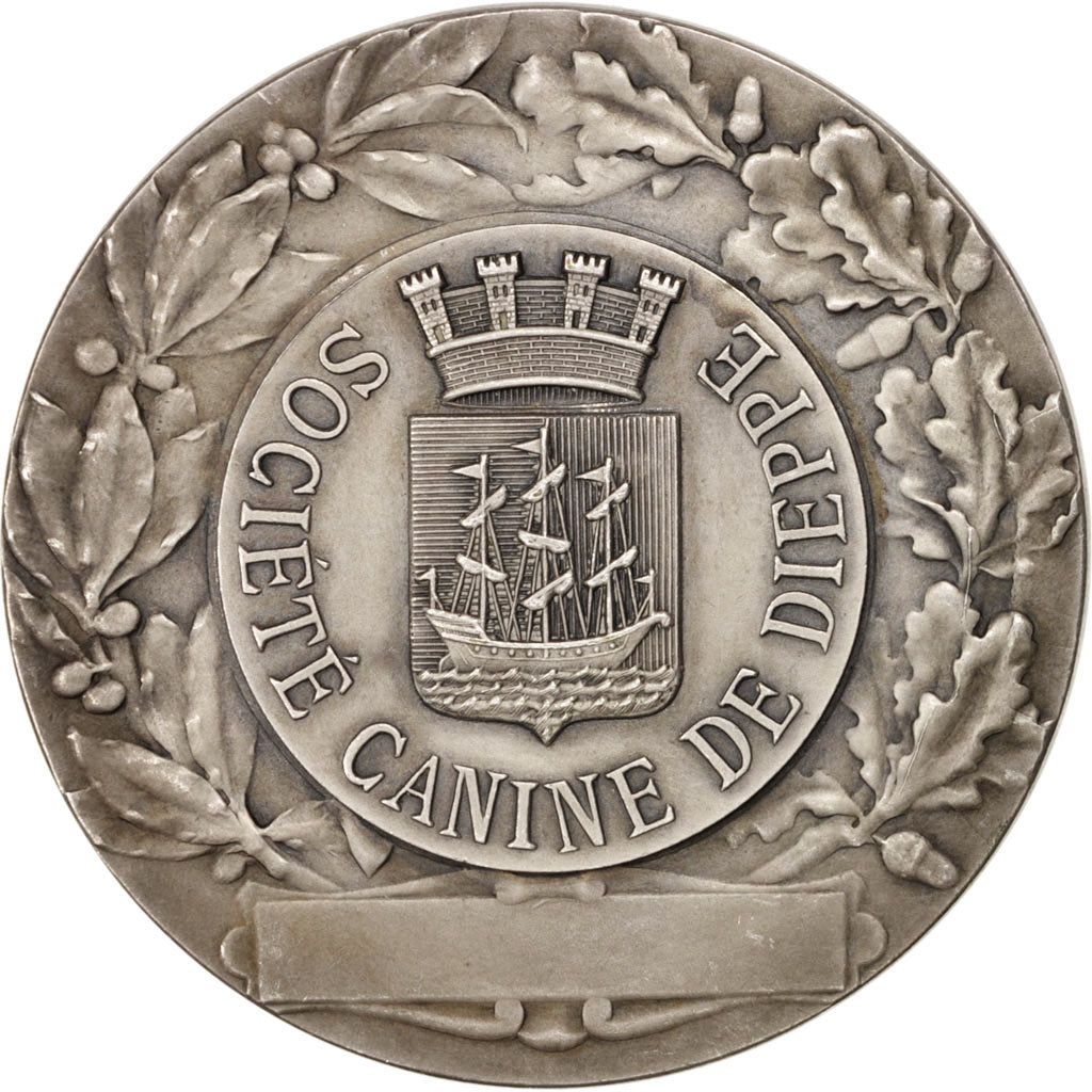 FRANCE, Dog, French Third Republic, Medal, AU(55-58), Bronze