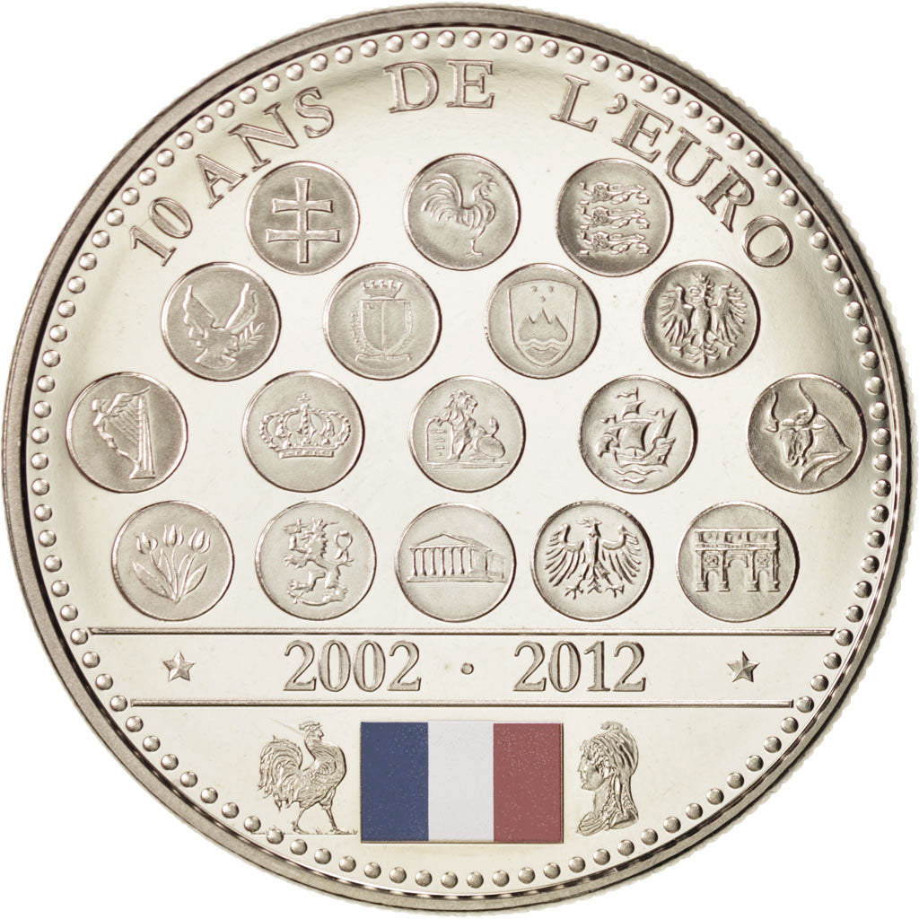 Francia, Medal, The Fifth Republic, History, FDC, Níquel