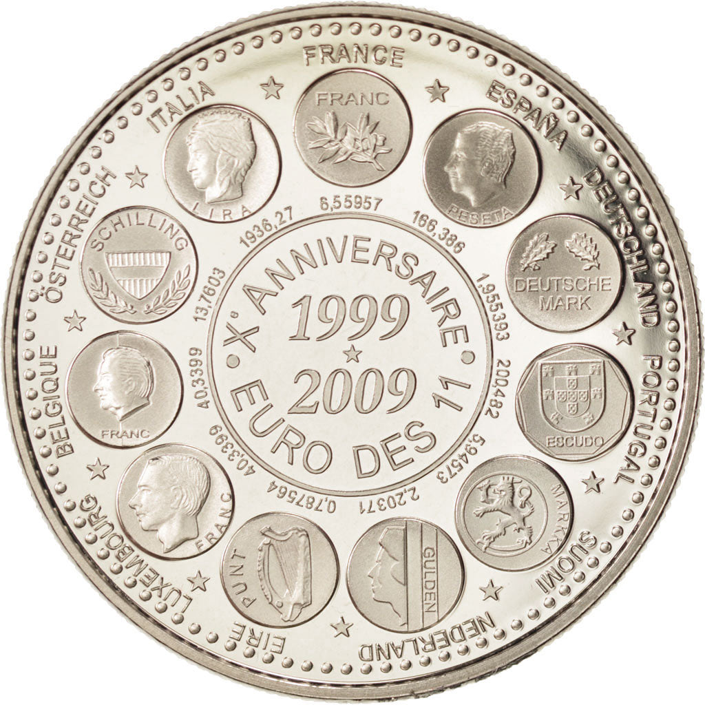 Francia, Medal, French Fifth Republic, History, FDC, Nichel