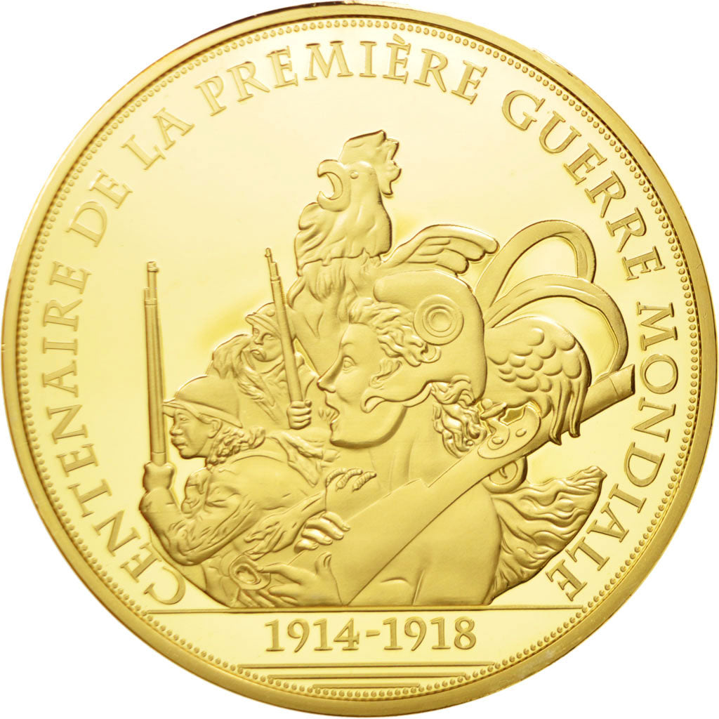 France, Medal, The Fifth Republic, History, MS(65-70), Copper