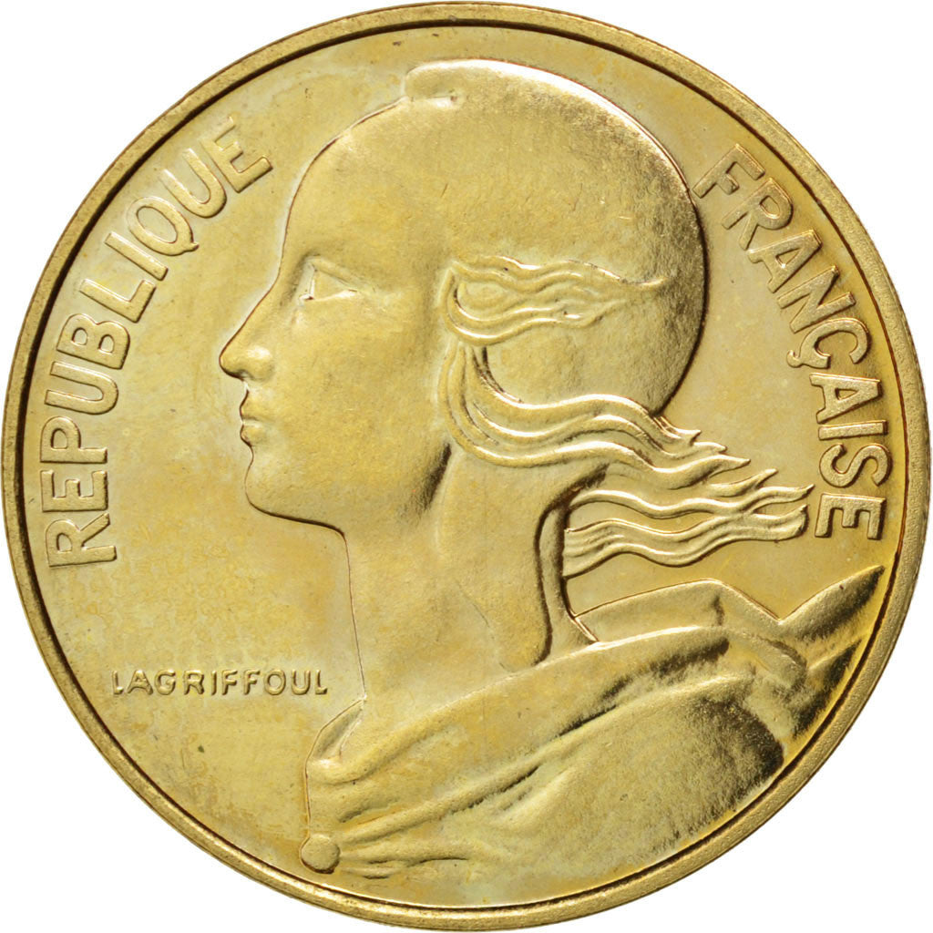 FRANCE, Marianne, 10 Centimes, 1988, Paris, KM #929, MS(63), Aluminum-Bronze,...