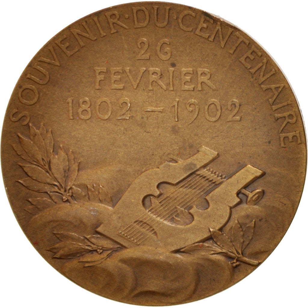 France, Medal, French Third Republic, Arts & Culture, Chaplain, AU(50-53)