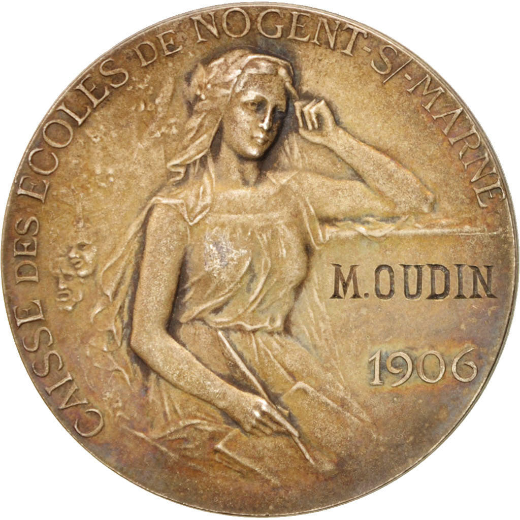 Frankrijk, Medal, French Third Republic, Arts & Culture, ZF, Bronze