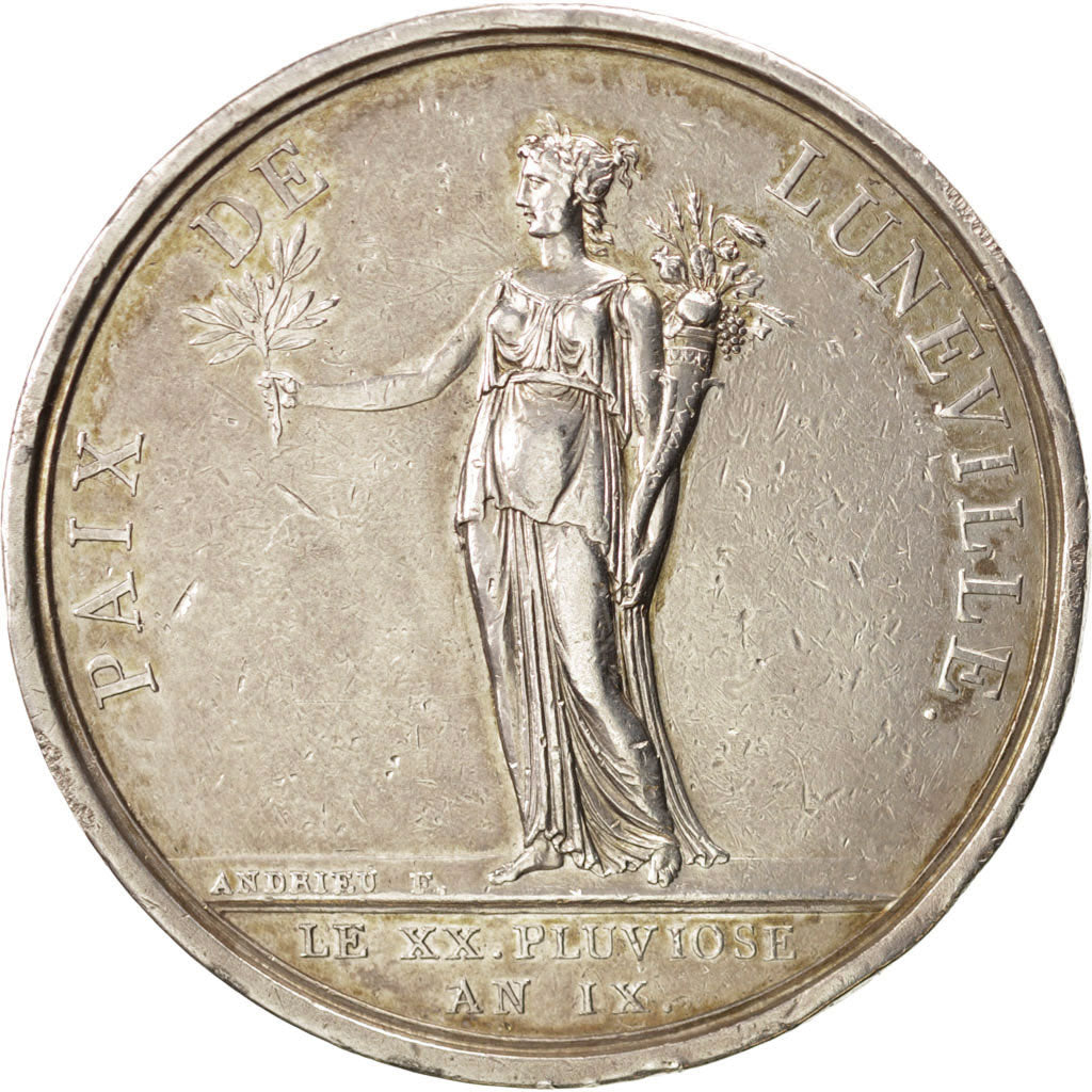 Francia, Medal, French Consulate, Politics, Society, War, Andrieu, MBC, Plata