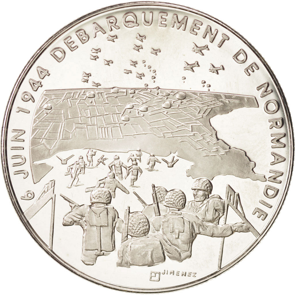 Frankrijk, Medal, The Fifth Republic, History, PR+, Nickel