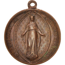 France, Medal, French Third Republic, Religions & beliefs, 1873, TTB, Cuivre