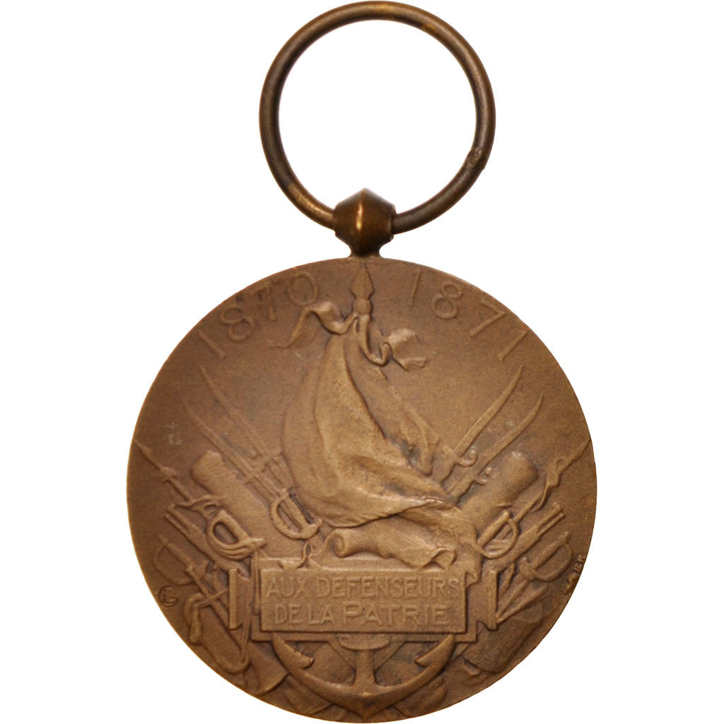 Francia, Medal, Government of National Defense, History, Lemaire, BB+, Bronzo