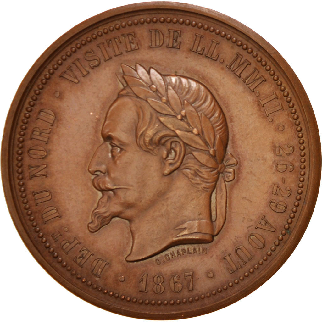 Frankreich, Medal, Second French Empire, Business & industry, Chaplain, VZ