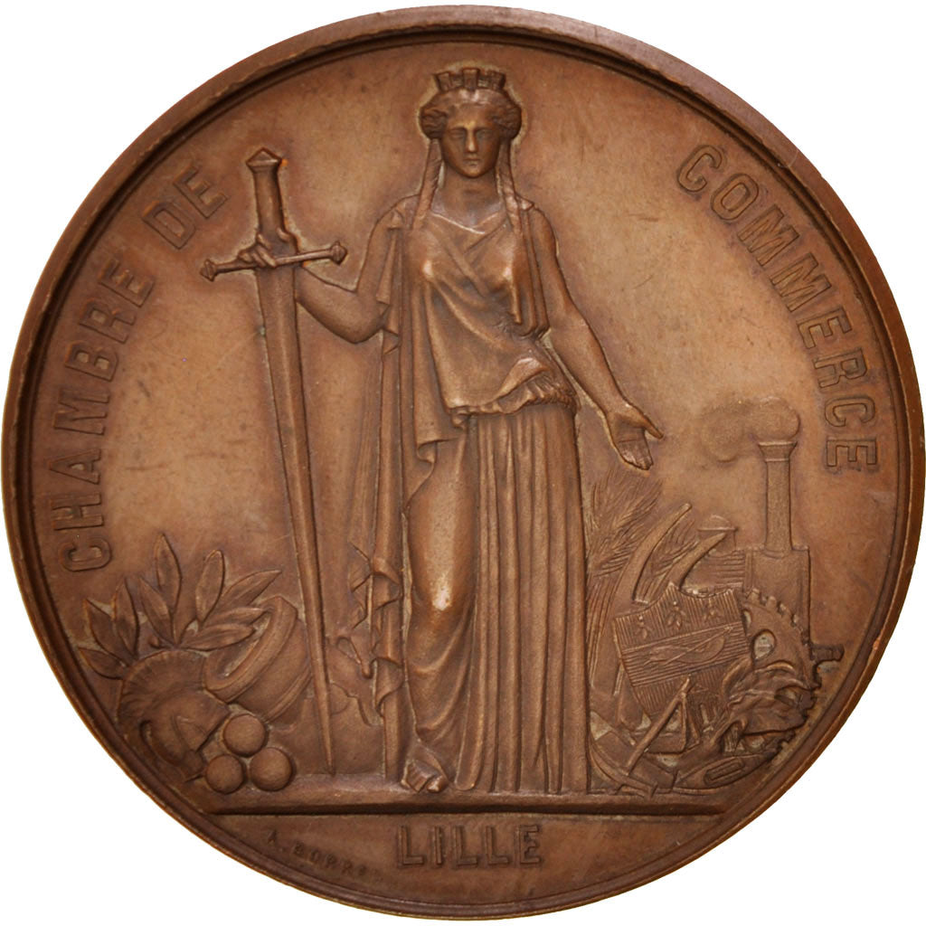 Frankreich, Medal, Second French Empire, Business & industry, Chaplain, VZ