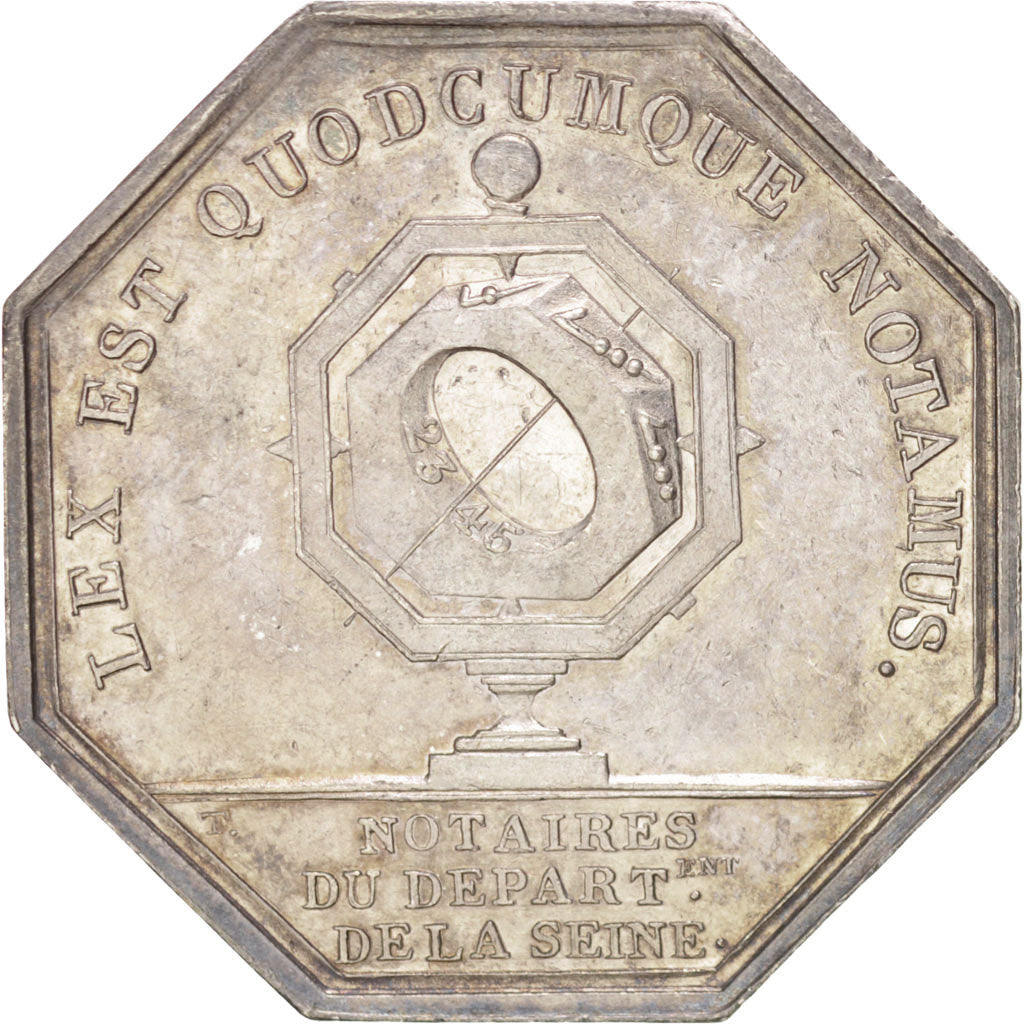Francia, Token, Notary, Tiolier, EBC+, Plata