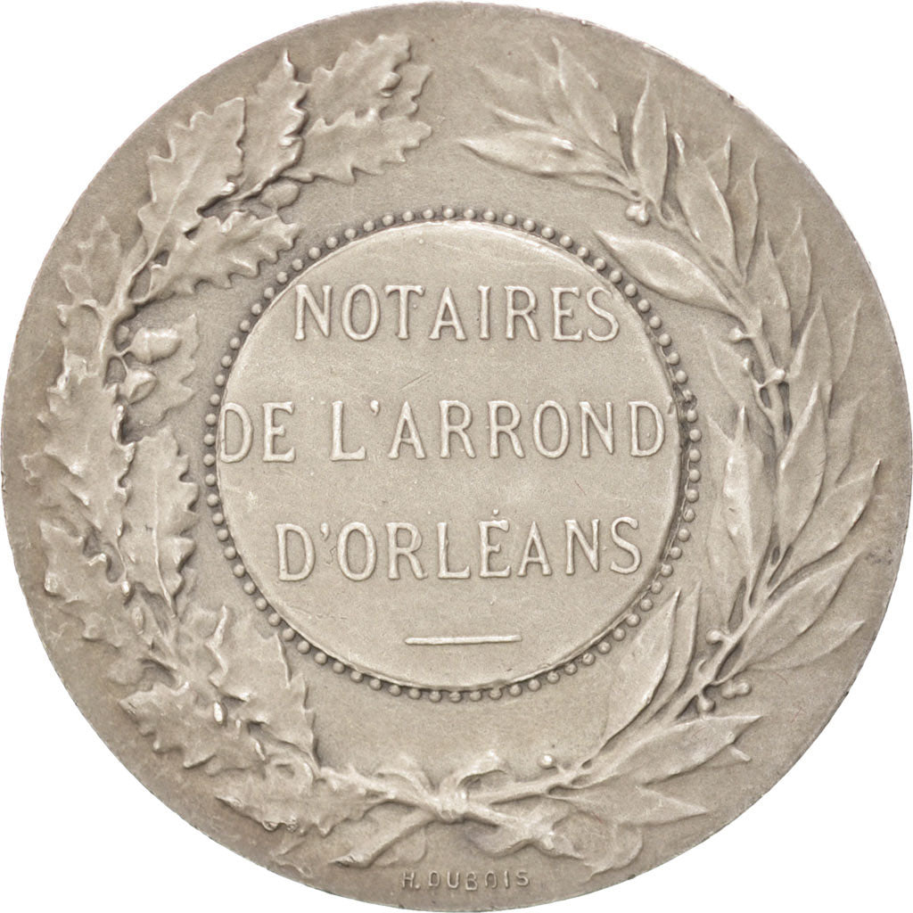 Francja, Jeton, Notariusz, Dupuis.D, AU(50-53), Srebro, Lerouge:258 a