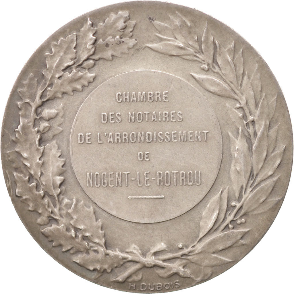 France, Notary, Token, AU(55-58), Silver, 31, Lerouge #230 a, 14.60