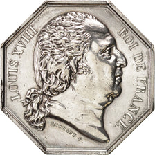 France, Notary, Token, AU(50-53), Silver, 32, Lerouge #316, 16.80