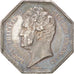 France, Notary, Token, AU(50-53), Barre, Silver, 5, 15.00