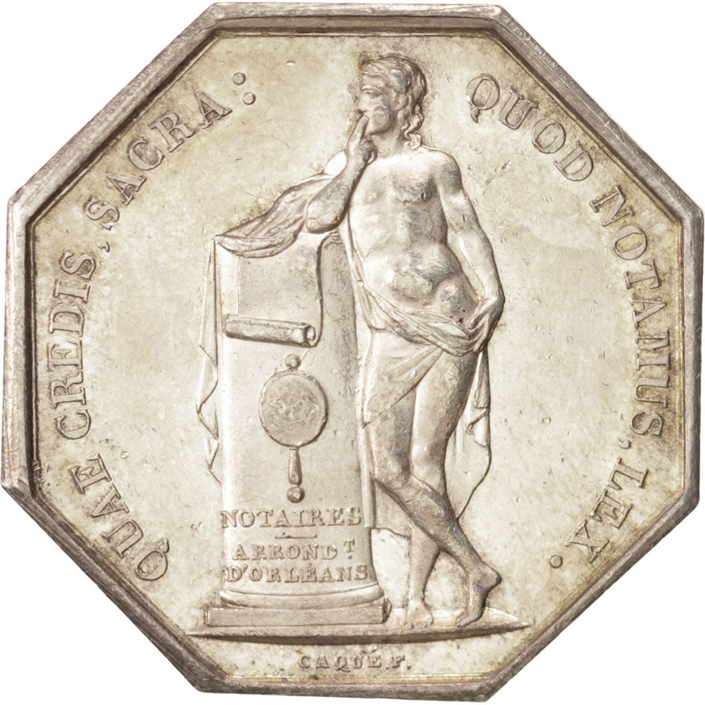 Francia, Token, Notary, Caqué, EBC, Plata, Lerouge:243