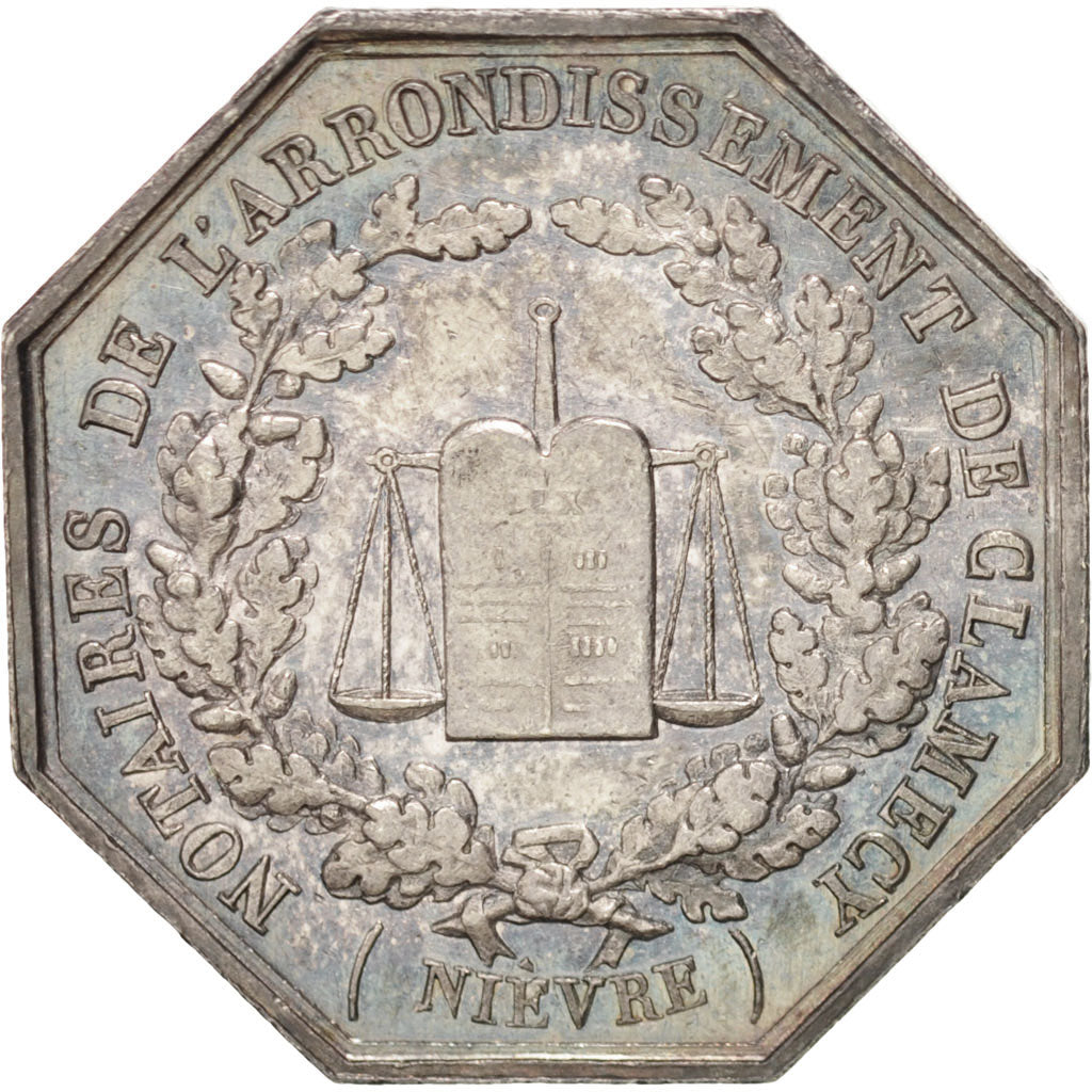 Francia, Token, Notary, Oudiné, EBC, Plata, Lerouge:95