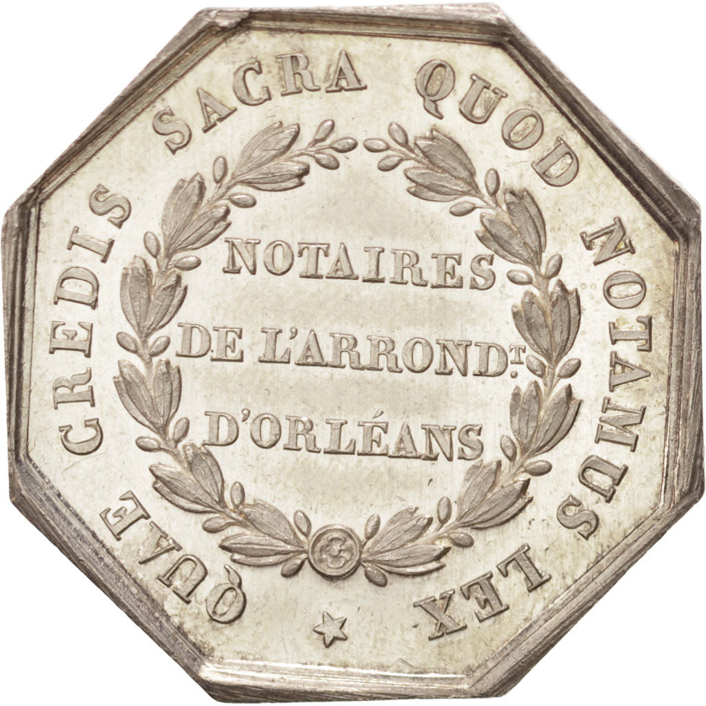 Frankreich, Token, Notary, Oudiné, VZ+, Silber, Lerouge:253 b.