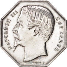 France, Notary, Token, AU(55-58), Caqué, Silver, 32, 13.40