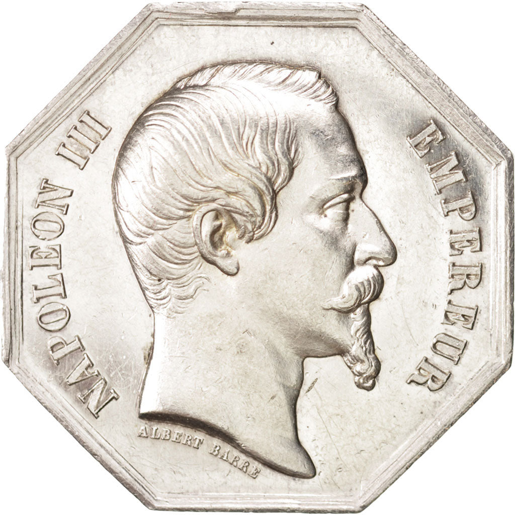 Francja, Token, Notariusz, Barre, AU(55-58), Srebro, Lerouge:337