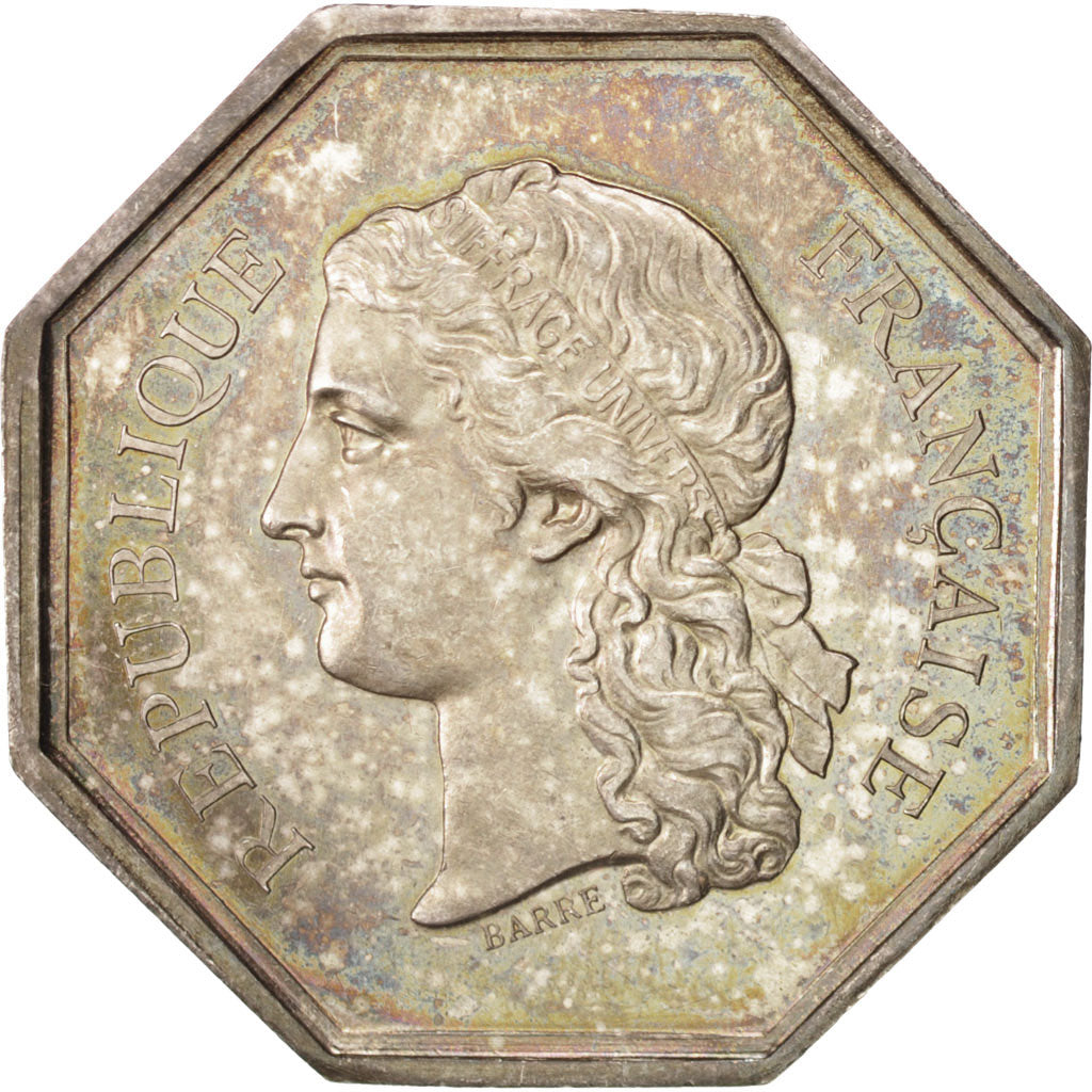 Frankreich, Token, Notary, Barre, VZ, Silber, Lerouge:480