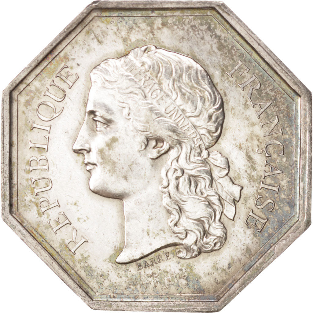 Frankreich, Token, Notary, Barre, VZ, Silber, Lerouge:480