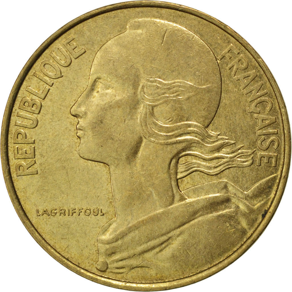FRANCE, Marianne, 10 Centimes, 1996, Paris, KM #929, AU(55-58),...