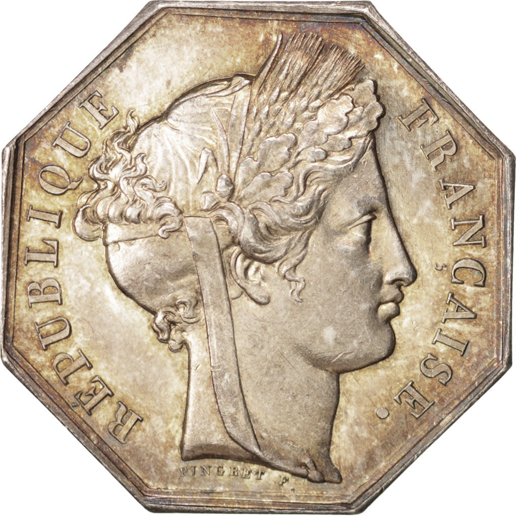 Frankreich, Token, Notary, Pingret, VZ, Silber, Lerouge:225
