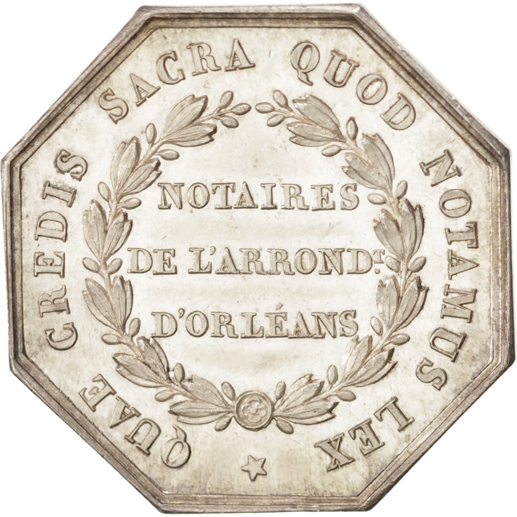 Frankreich, Token, Notary, Pingret, VZ, Silber, Lerouge:225