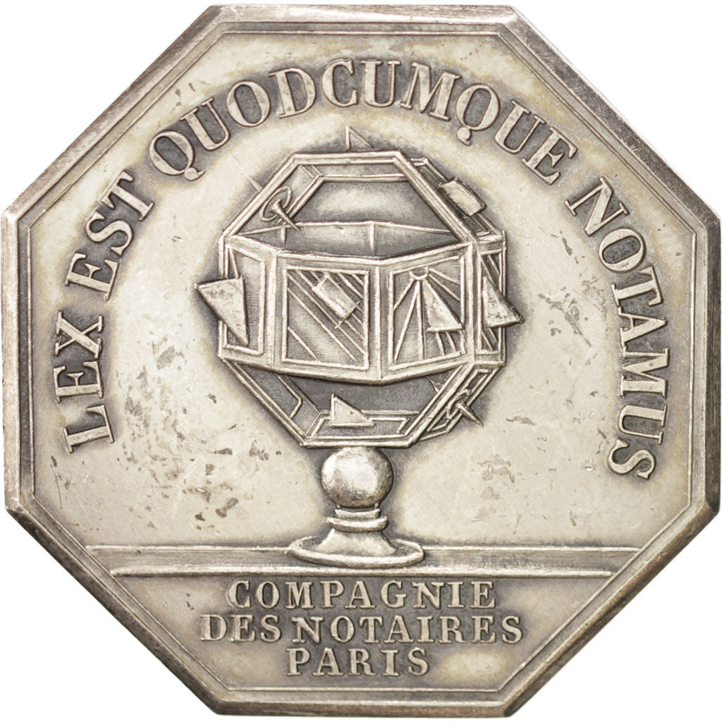 Frankrijk, Token, Notary, ZF+, Bronze, Lerouge:323