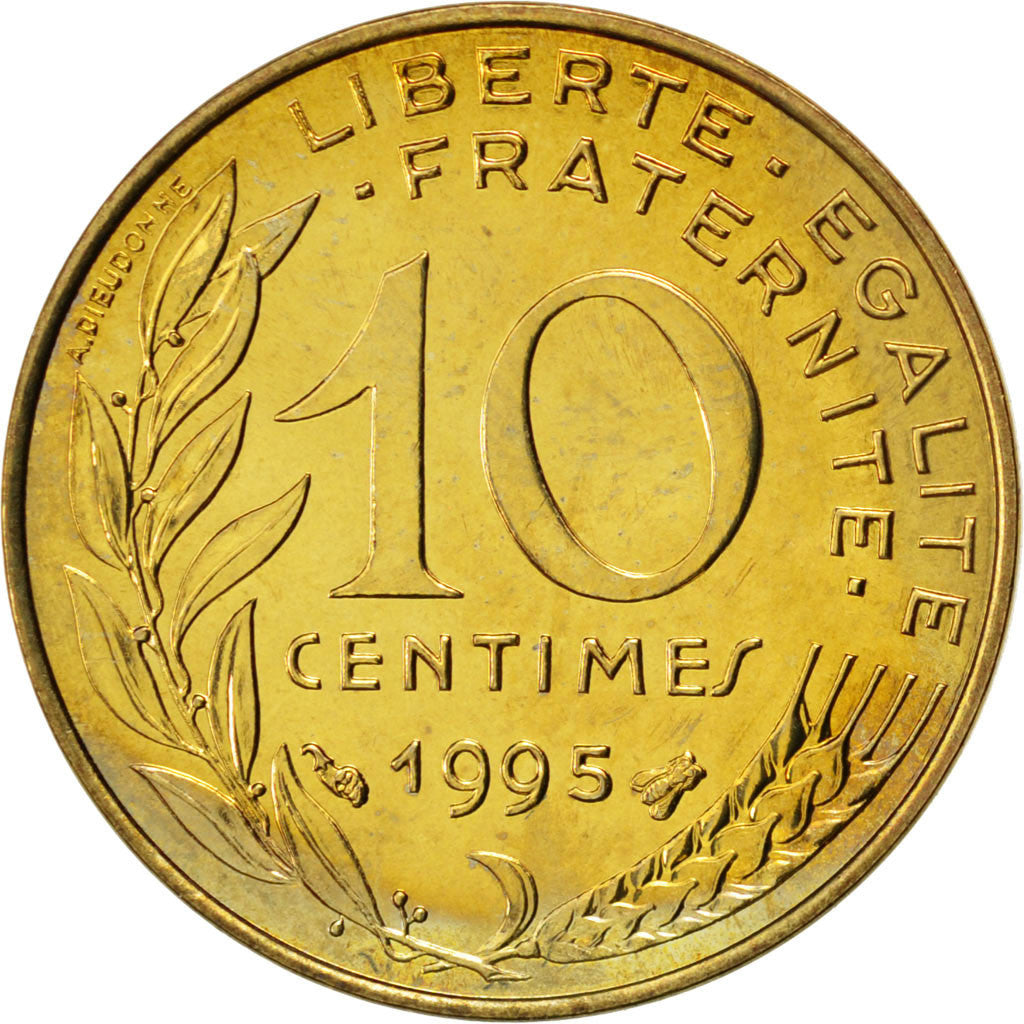 Monnaie, France, Marianne, 10 Centimes, 1995, SPL, Aluminum-Bronze, KM:929
