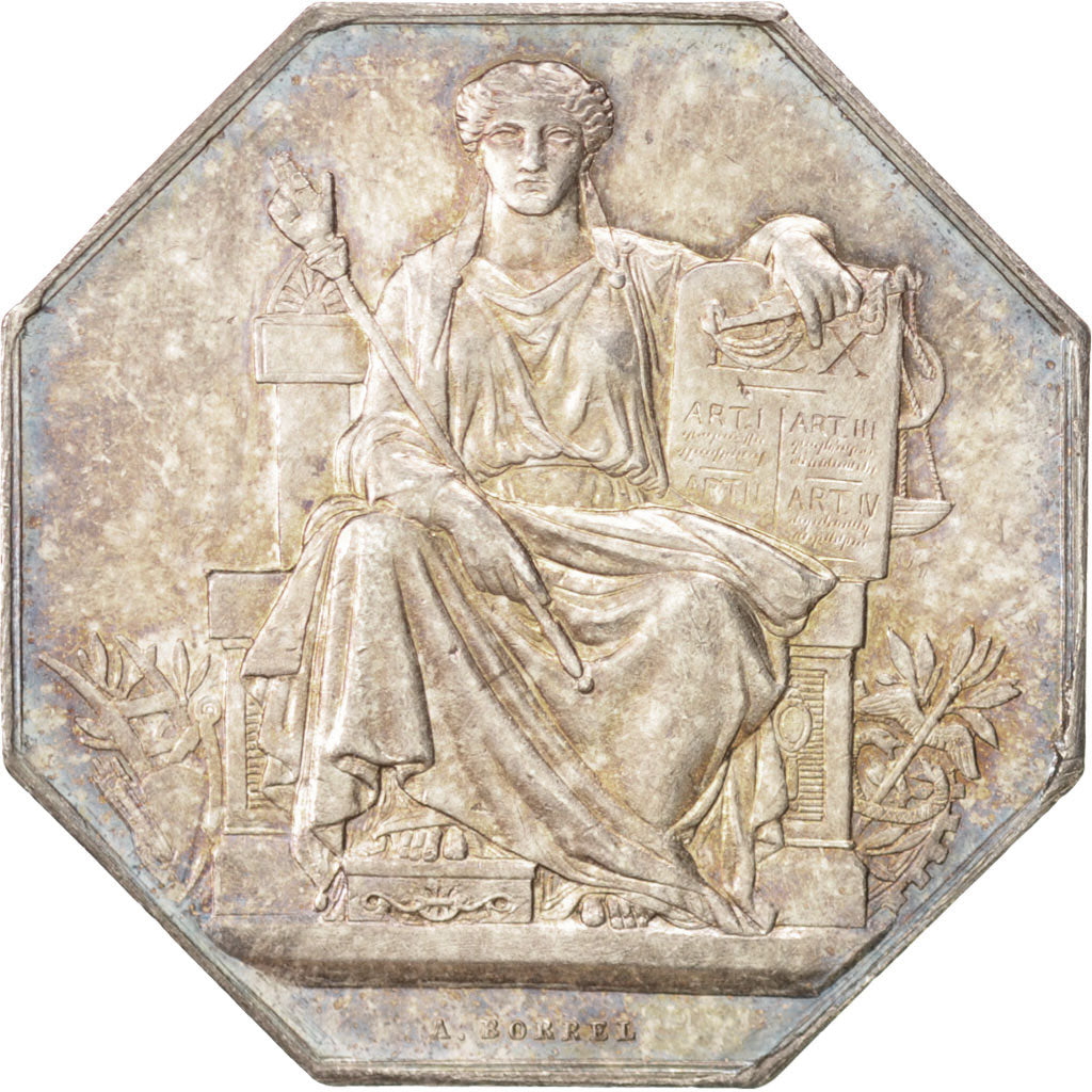 Frankreich, Token, Notary, Borrel, VZ, Silber, Lerouge:35