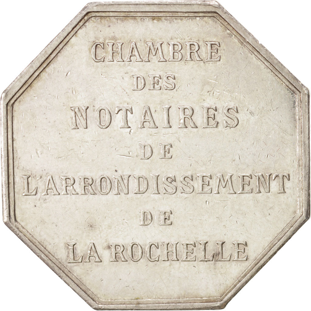 France, Jeton, Notary, Borrel, TTB+, Argent, Lerouge:354