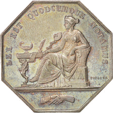 France, Token, Notary, Tiolier, MS(60-62), Silver, Lerouge:59